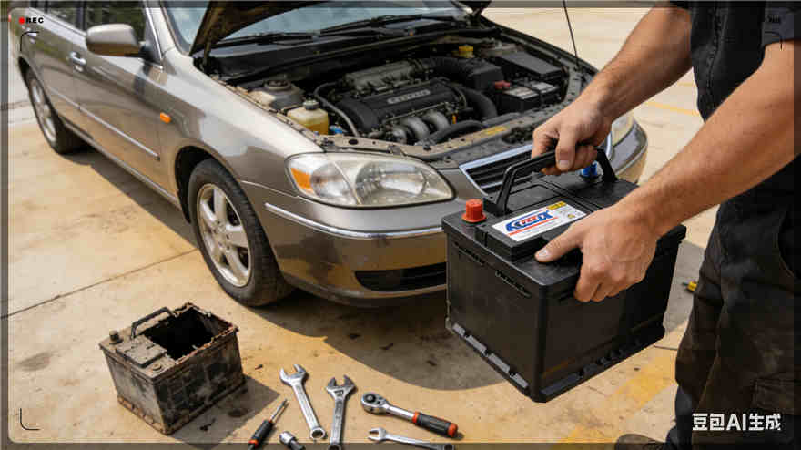 镶黄旗汽车换电瓶电话【案例】